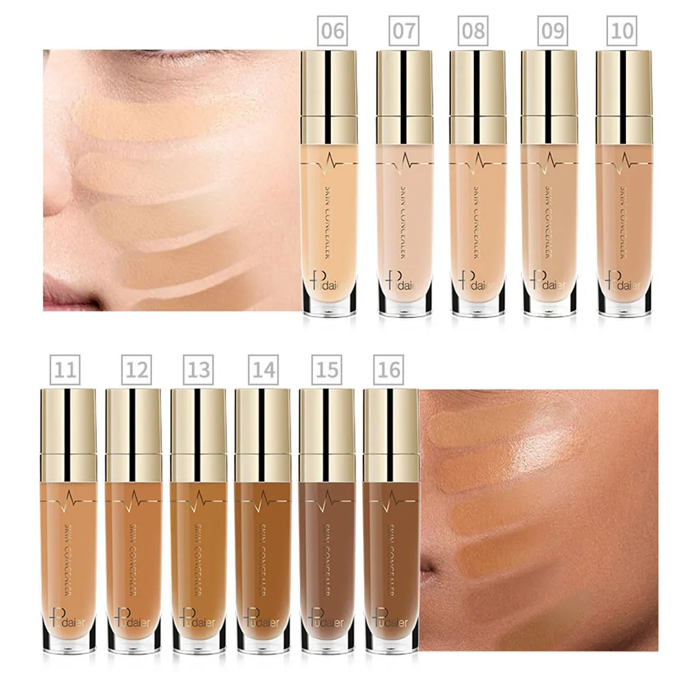 Face Eye Foundation Concealer Highlight Contour Liquid Stick Makeup Natrual Cream Matte Long-lasting Oil Control Concealer