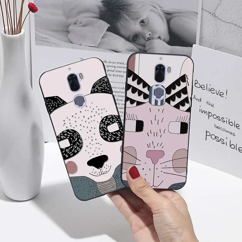 

Luxury Cute Cat Soft Phone Cases For Coolpad LeEco Cool 1 Cool1 Silicone Back Cover Capa For LeEco Le Pro 3 Ai Edition X650