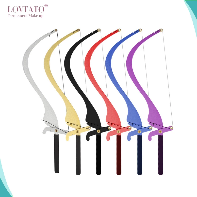 

Microblading line mark ruler bow and arrow tattoo rulers Eyebrow positioning measuring tools stencil makeup tools accessories