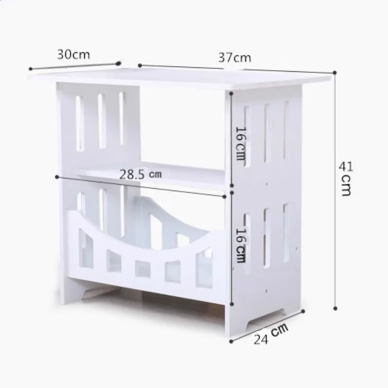 Европейский Простой общежитии спальня прикроватный столик простой современный прикроватный шкаф для хранения кабинка белый маленький стол WF4011421 - Цвет: S 37 X 30 X 41CM