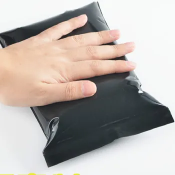 

100pcs Black zip lock bag food jewelry packaging storage bags small plastic pouch package