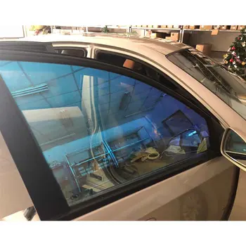 

1.52m x 6m Chameleon Color Building Window Foils 55% VLT Solar Protection Auto Window Decorative Tinting Film