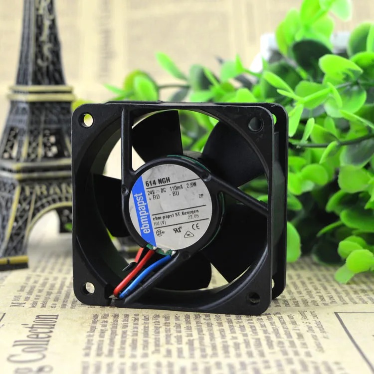 Free Delivery. 24 v 614 NGH 110 ma 2.6 W fan 6025 server Free Delivery. 24 v 614 NGH 110 ma 2.6 W fan 6025 server