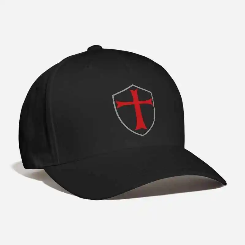 

knights templar shield Customized Embroidery Crusades crosses jesus medical Plus Hospital Logo War Cool Curved Dad Baseball Cap