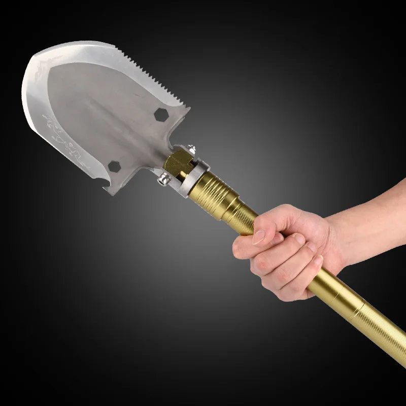 Multifunctional Folding Camping Shovel Survival Multi Knife Tactical Outdoor Spade Tools