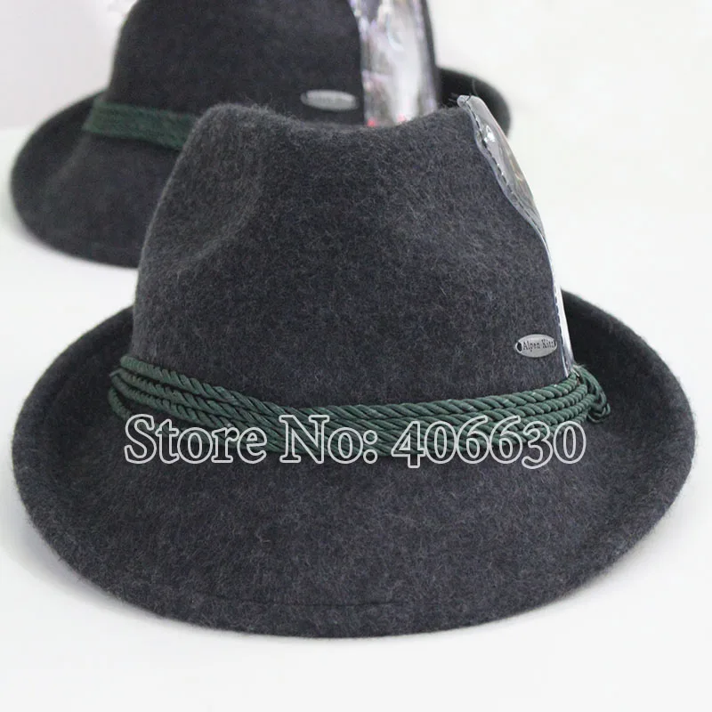 Зимняя шерсть Fedora стиль шляпы мужские Chapeau Masculino Панамы Джаз шапки Trilby SDDW017