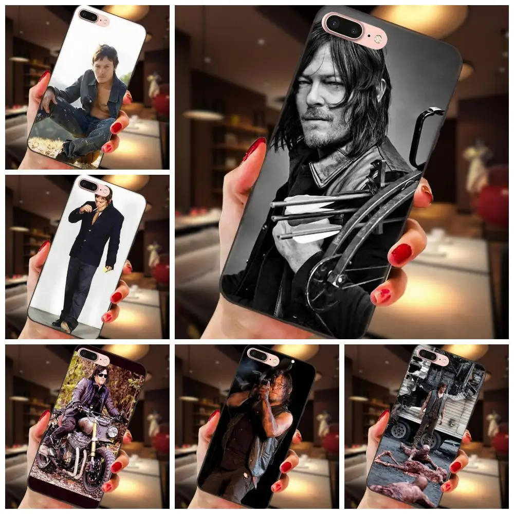 

Walking Dead Norman Reedus Daryl Dixon For Galaxy C5 C7 J1 J2 J3 J330 J5 J6 J7 J730 2017 Ace Core Duo Max Mini Plus Prime Pro