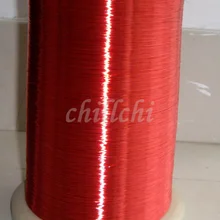 0,1 мм Красный полиуретановый эмалированный медный провод Летающий свинец QA-1-155