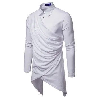 

DropshippingDrop ShippingDark wind men's personalized knit stitching long sleeve shirt