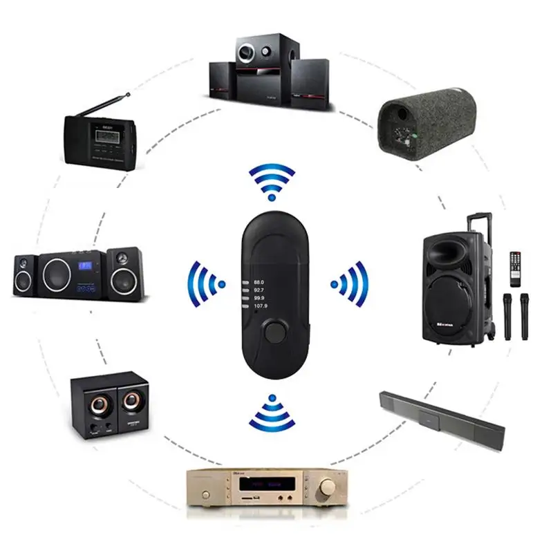 Bluetooth fm-передатчик автомобильный AUX аудио плеер USB питание TF карта музыкальный адаптер приемник Hands-free автомобильный fm-модулятор