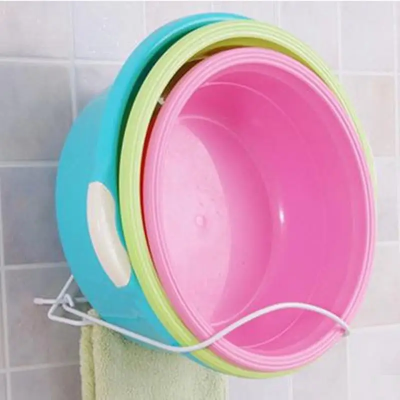 Freeshipping New Home Bathroom Racks Hang Single Hang Mesh Basket Wall