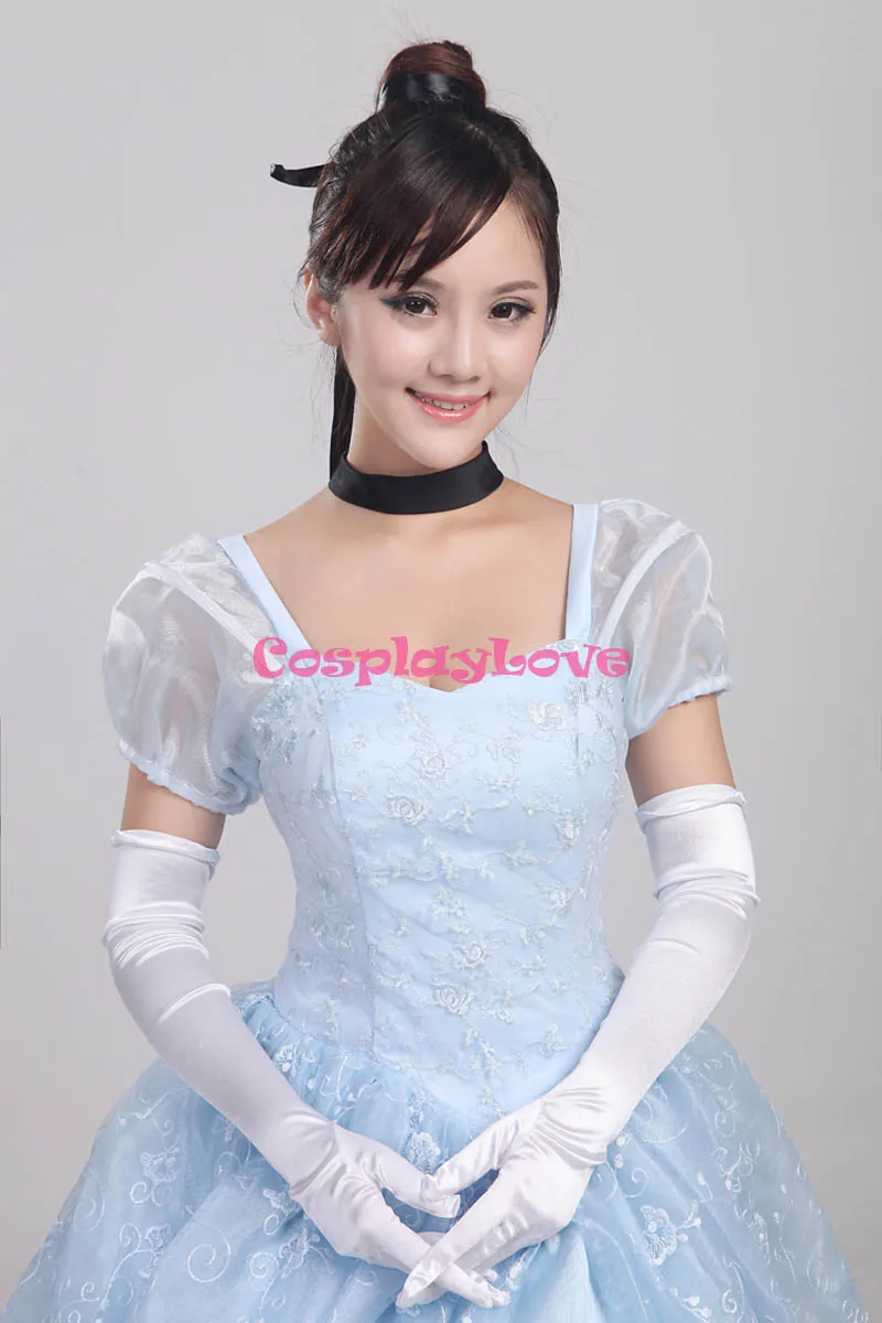 CosplayLove Custom Made Cinderella Princess Dress Cosplay Costume For Halloween Christmas Party  (4)