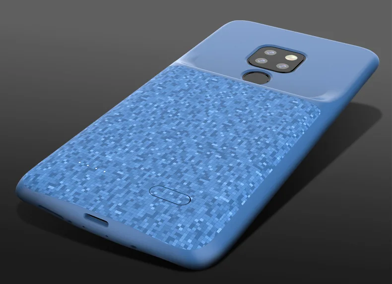 Ударопрочный чехол с зарядным устройством для Huawei Mate 20 Pro Тонкий силиконовый