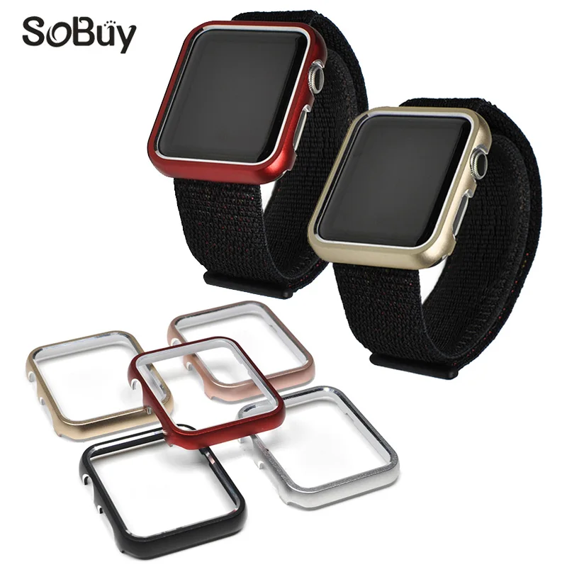 

Watch case for Apple Watch band 42mm 38mm iwatch series 3 2 1 Frame plating Cover Protective shell amazfit bip correa Accessorie