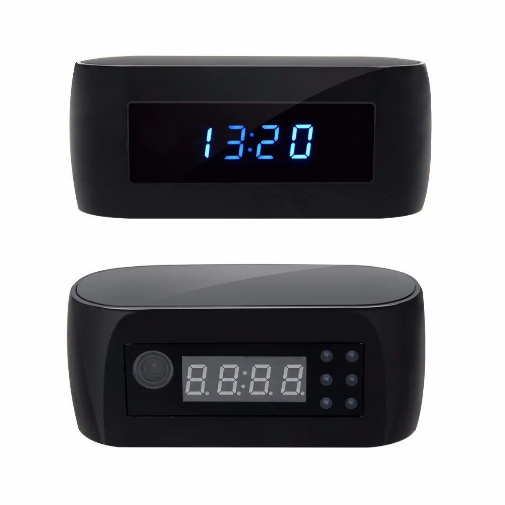 

SOONHUA Z16 1200 Pixel WiFi Camera 140 Degree Angle Alarm Clock Camera 1080P HD DVR Camcorder With Night Vision Micro SD Card