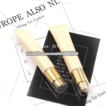

30PCS 30ml 30g Elegant Cosmetic Cream Refillable Container Tube Gold Pump Top Empty Plastic Hose Pump Lotion Cream Soft Tube