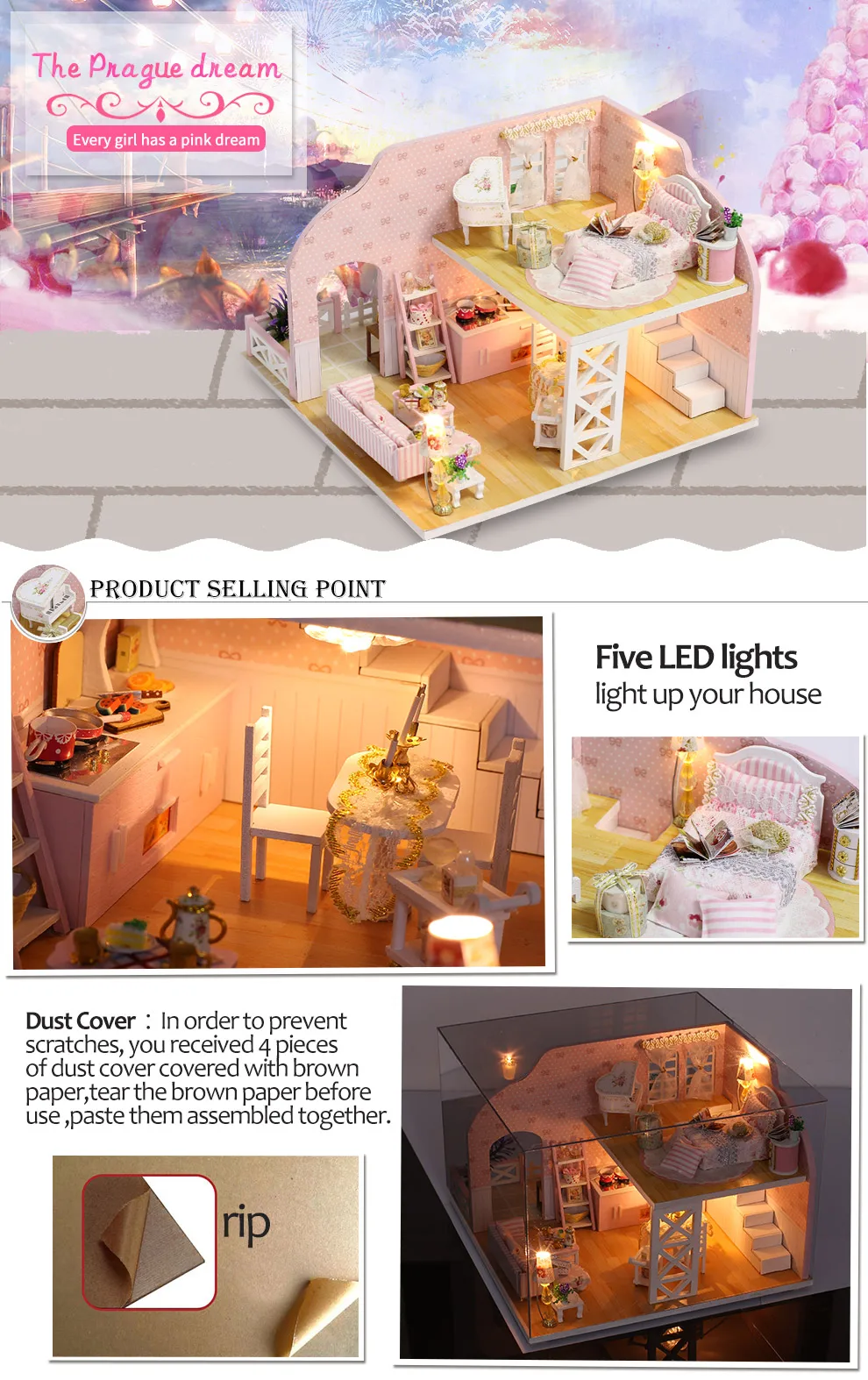 diy wooden dollhouse
