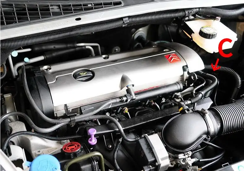 Трубка для отработанного газа Peugeot 307 307SW C triomphe Picasso quatre Xsara Old 2.0L вентиляционная