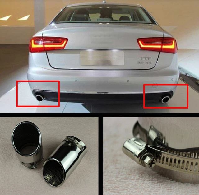 Buy For Audi A6 2009 2016 Stainless Steel exhaust
