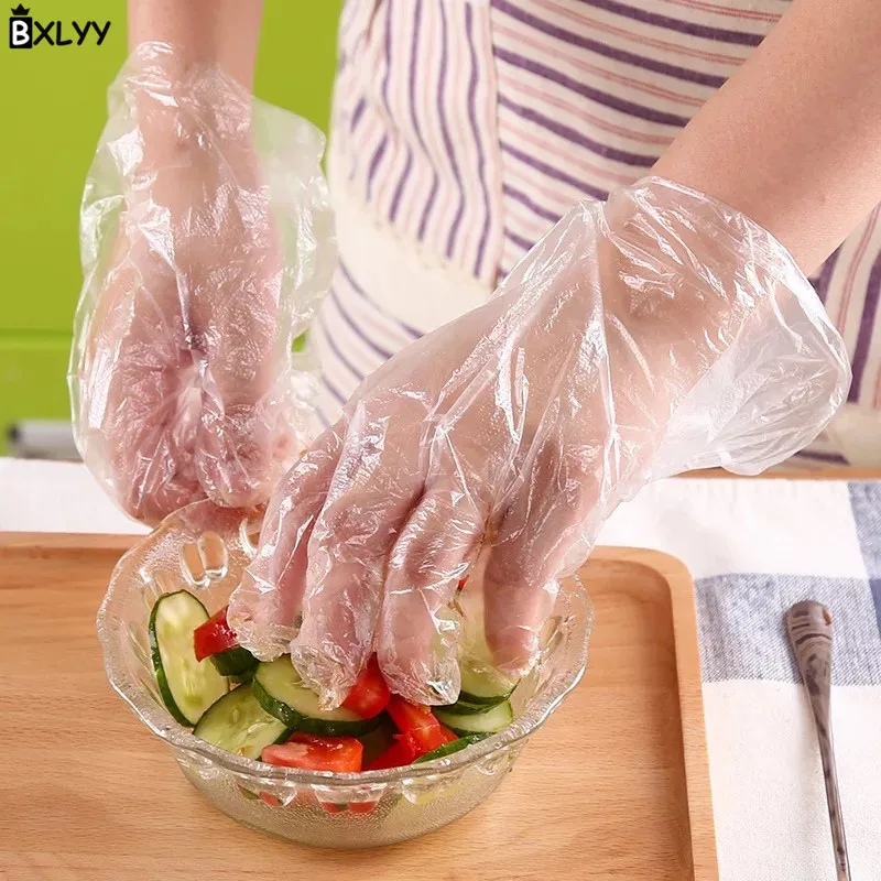 BXLYY Hot Kitchen Accessories 100pc Disposable Gloves Baking Cooking