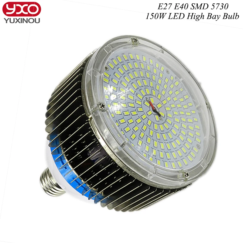 3 unids E27 E40 50 W 60 W 100 W 120 W 150 W led alta bahía de luz campana led lampara industrial led.100w smd 5730 led Bombilla lámpara de luz