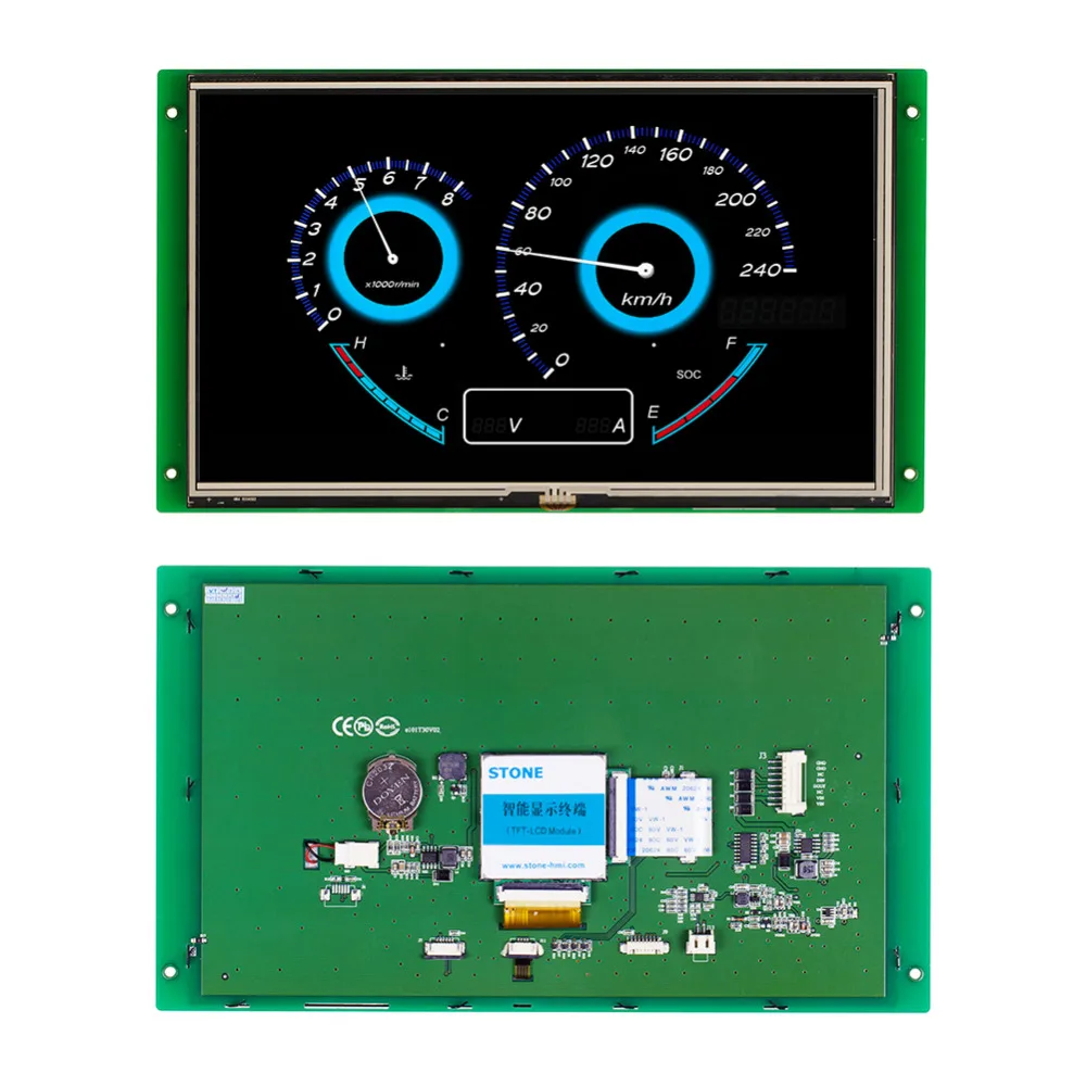 

Intelligent full color tft lcd controller board with colorful screen