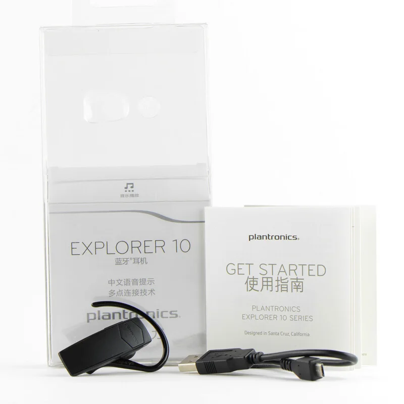 Беспроводные Bluetooth наушники Plantronics Explorer 10 с голосовым управлением и