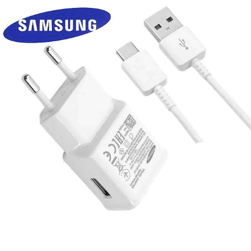 Оригинальные samsung адаптивного Fast Зарядное устройство USB быстрый адаптер 1,2/1,5 M TYPE C кабель для Galaxy S8 S9 плюс Примечание 8 9 A3 A5 A7