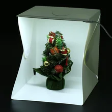 30x30x30 см Складной Портативный Мини Photo Studio Box Встроенный Свет Фон Фотографии С USB Кабель Питания Белый FW1S