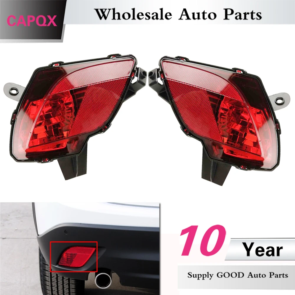 

CAPQX For Mazda CX-5 CX5 Rear Bumper Reflector Light Taillight Brake Light Rear Warning Brake Lamp Stop Light