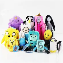 Kawaii 13 Styles 14 33cm Adventure Time Anime Plush Toys Finn Lumpy Space Princess Lady Rainicorn