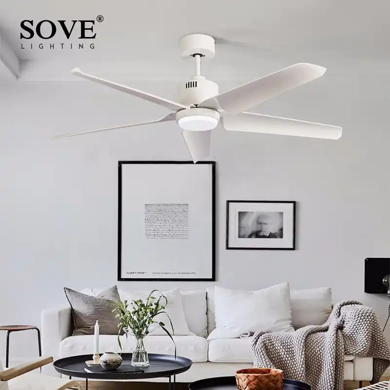 Sove Modern Led Without Light Ceiling Fans With Lights Remote