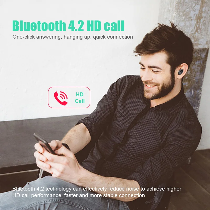 Ytom TWS Mini True беспроводные наушники Bluetooth V4.2 + edr для спорта iphone 9 x xs xiaomi Android phone VS