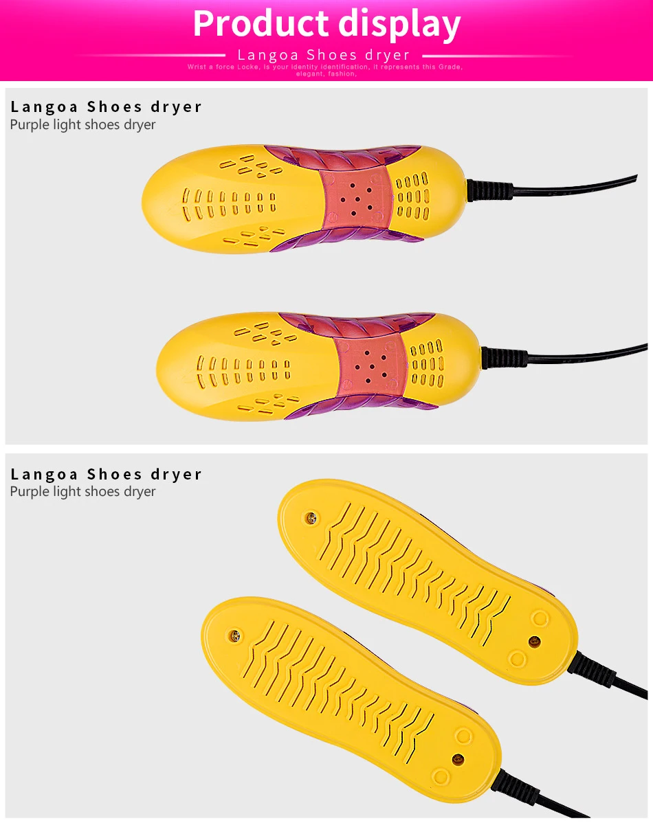 Портативный 110-220 В сушилка для обуви Ультрафиолетовый стерилизатор для обуви форма автомобиля Voilet светильник Сушилка Обогреватель для обуви