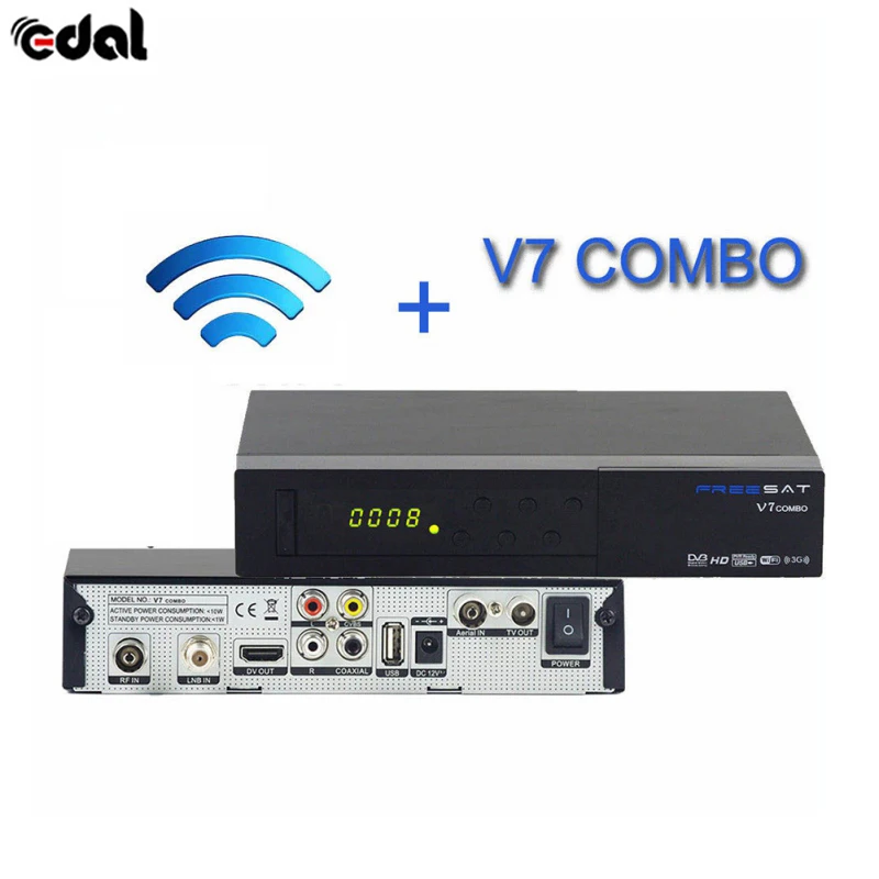 

EDAL V7 COMBO Receptor Satellite Set-Top Box