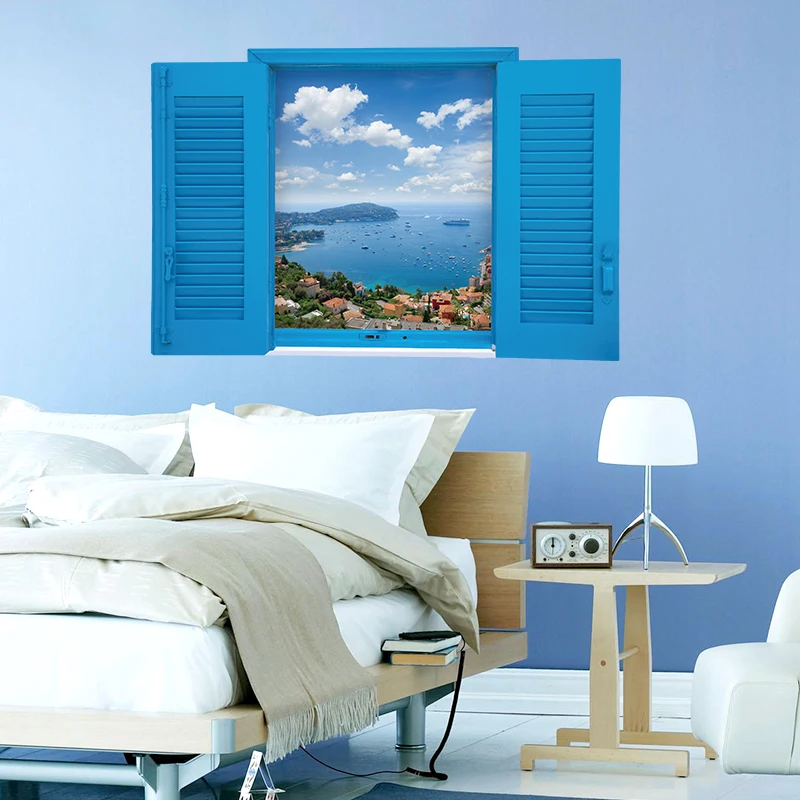 

NEW Large 3d Cosmic Mediterranean Sea Wall Sticker Star Home Decoration for Kids Room Floor Living Room Wall Decals Home Decor 7