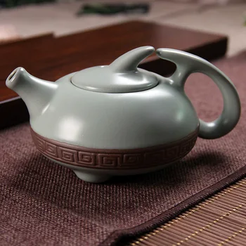 

Wholesale Ru kiln kettle Kung Fu tea set accessories ceramic pots