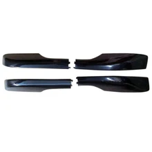 Для Toyota Land Cruiser LC200 J200 2008- черного или серебристо-Багажник на крыше автомобиля класса Кепки Защитная крышка 4 шт