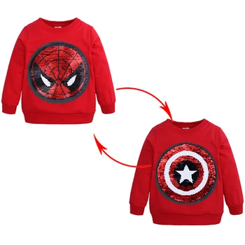 

Boys Clothes 2020 Spring Sweatshirts For Toddler Clothes Spiderman Sweatshirts Children Clothing Boy T-shirt 2 3 4 5 6 7 8 Years