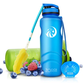 

My Sport Bottle ZORRI Fashion Fitness Yoga Protein Shaker Water Bottle 1200ml BPA Free Leak Drinkware garrafas Botella De Agua