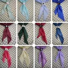 Школьная форма для японской средней школы аксессуары разноцветный в треугольник шарф золотой Карп галстук моряк шарф вода голубой красный