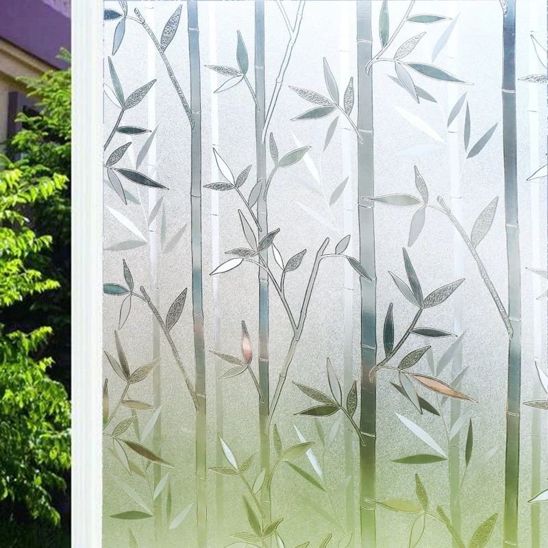 

Funlife 30X200cm Decorative Privacy Window Film No Glue Decor Static Cling Glass Sticker, Anti-UV Window Tint for Home or Office