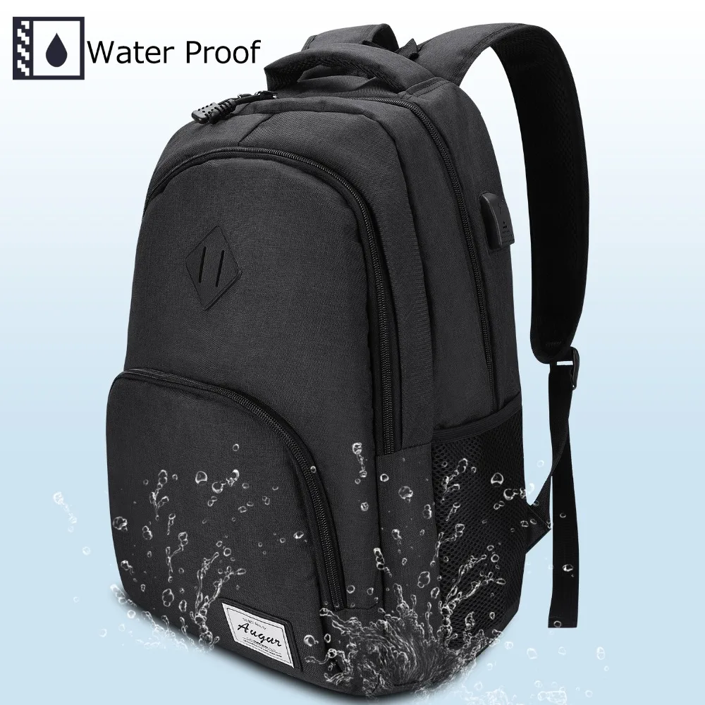 Unisex School Bag Multifunction USB charging Men 15inch Laptop Backpacks For Teenager Fashion Men and Women Travel backpack (28)