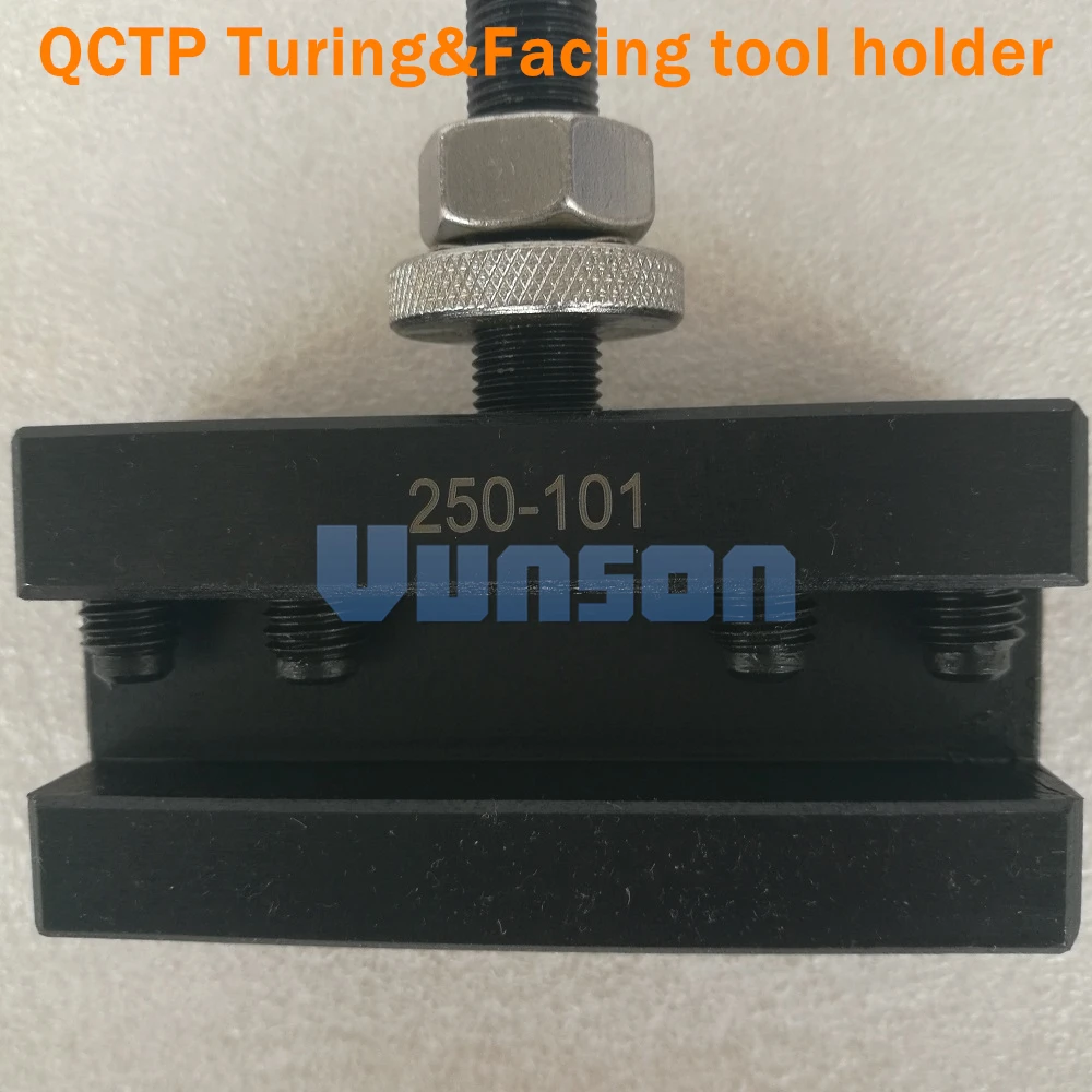 

QCTP 250-101 Quick change tool holder turning and facing tool holder for lathe cutter cutting tool bits max. 1/2"