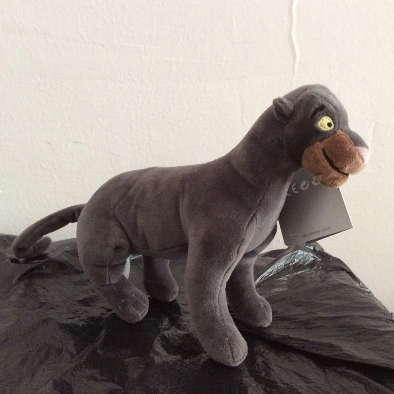 

Free shipping 1pcs 22cm Jungle Book Bagheera Black Panther Plush Toy Stuffed Animals Kids soft Toys for kids Gifts