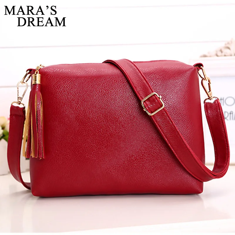 Mara's Dream Популярные сумочки мини PU Сумка мессенге маленькая диагональная женская сумка на одно плечо с кисточками Горячая Распродажа