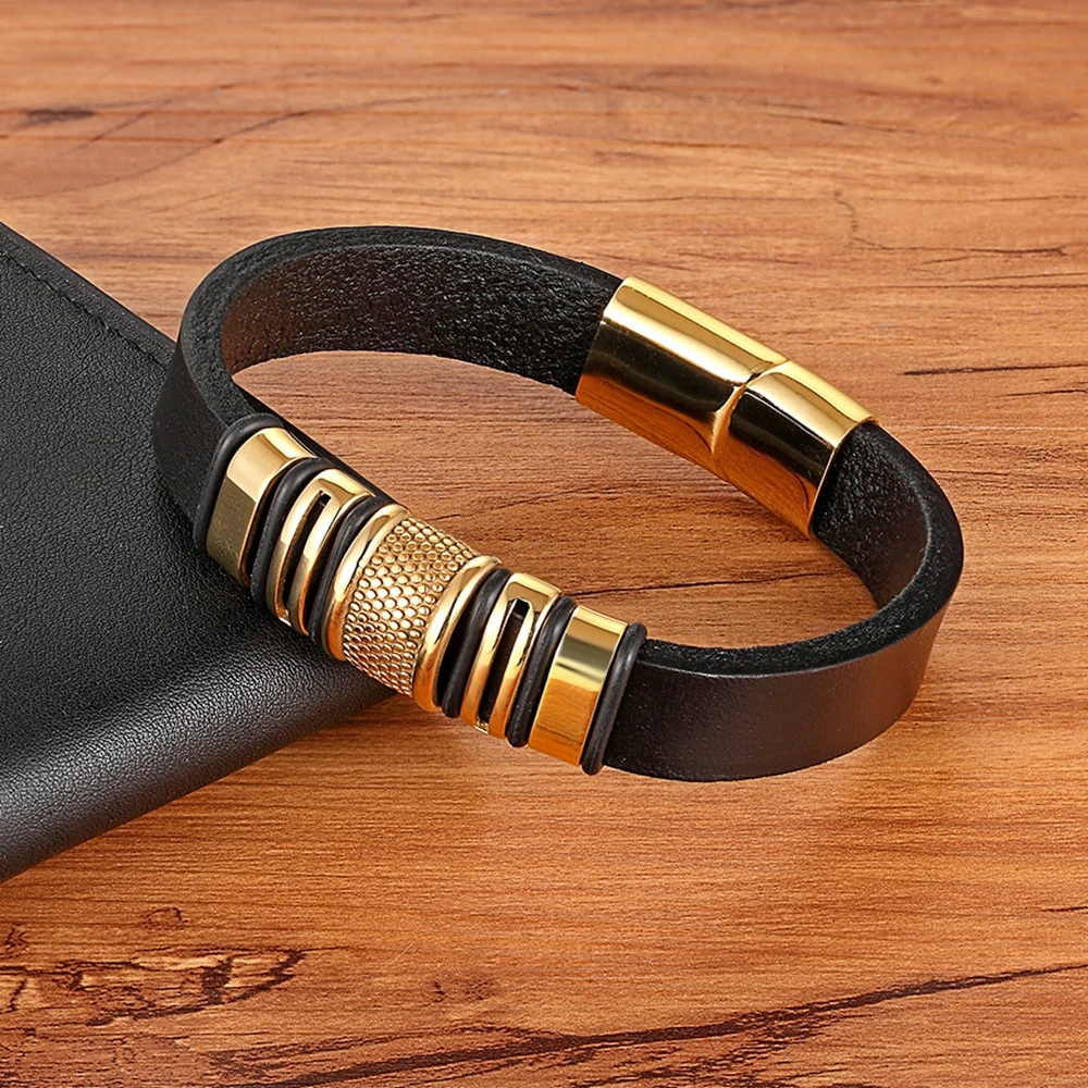 Genuine Leather Bracelet Jewelry For Birthday Gift