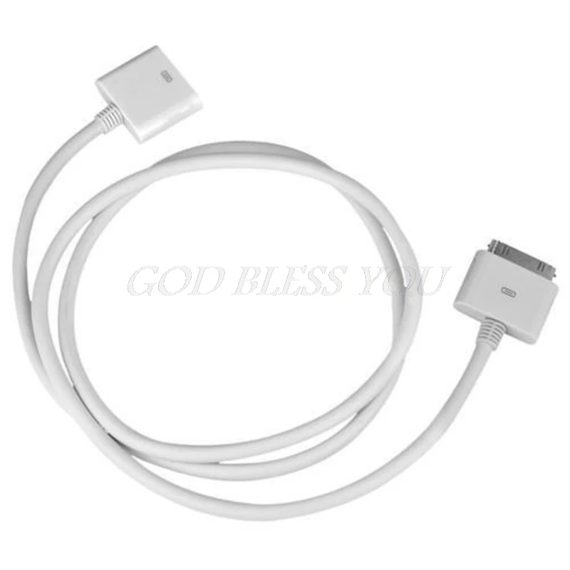 

30 Pin Male To Female Dock Adapter Extender Extension Cable Cord For Iphone 4 4S