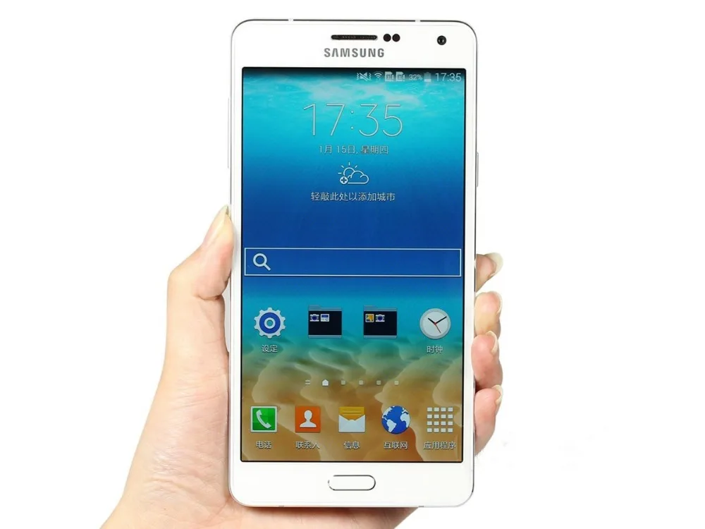 Оригинальный разблокированный смартфон Samsung A7 A7000 Octa Core 5 дюймов 2 Гб RAM + 16 13.0MP