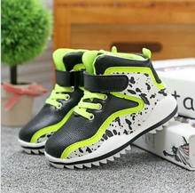 Children’s sports shoes fashion new warm boots 2016 new children’s boots Martin boots casual shoes soft bottom single boots